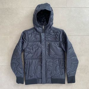 The North Face Boys black Jacket w hood Medium 10/12